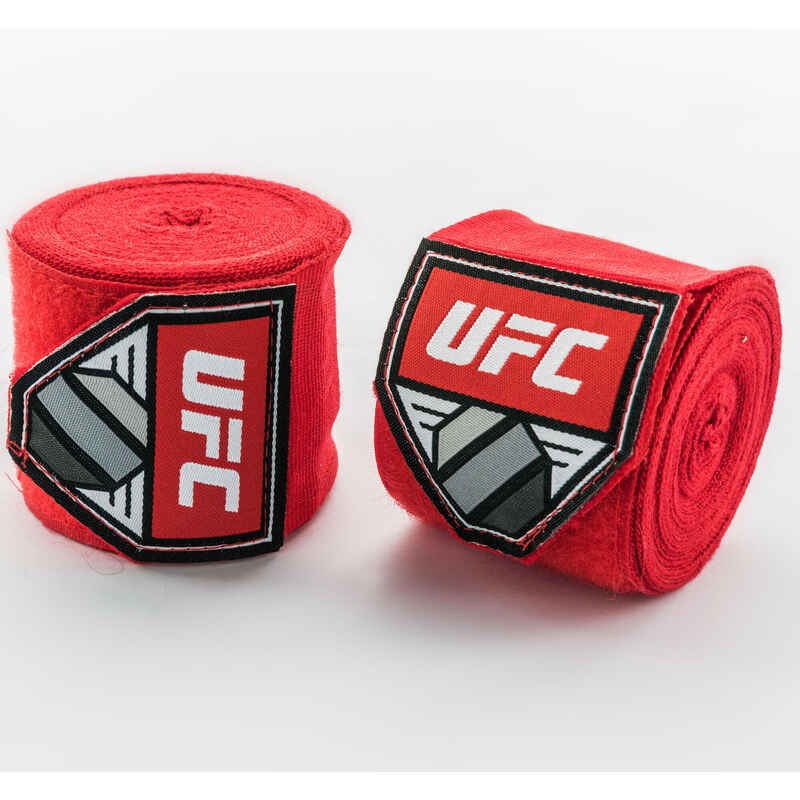 UFC Boxbandagen ROT 4,6m aus elastischem Baumwoll-Mischgewebe - 1 Paar