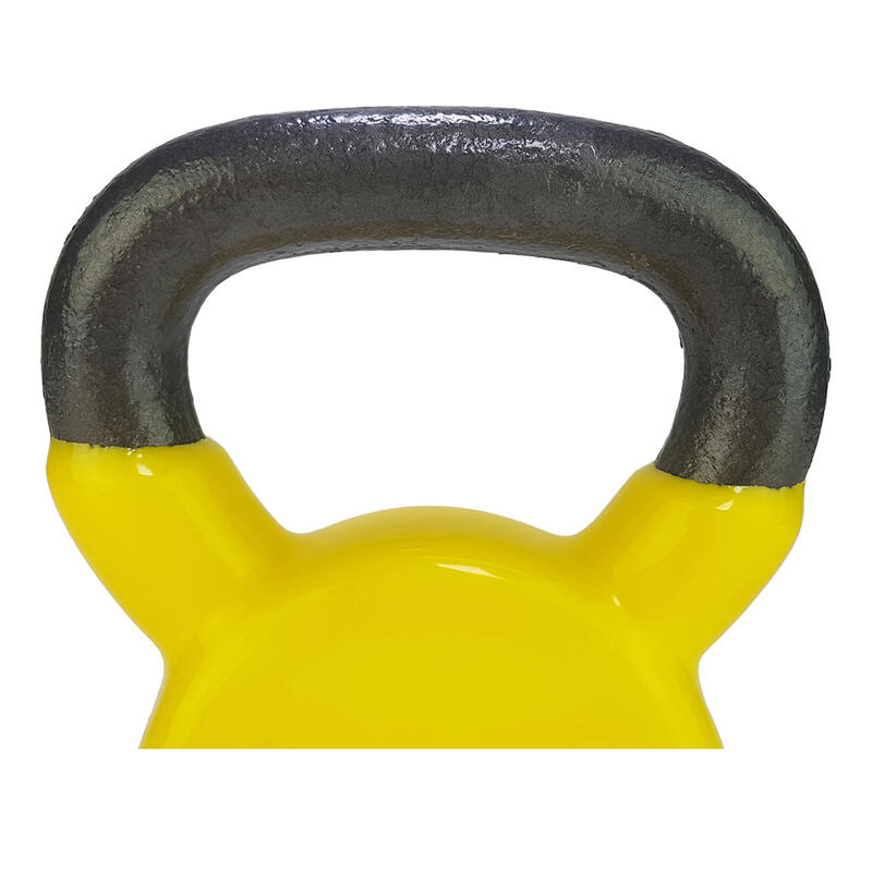 Kettlebell - Vinyl - Gewicht - Geel