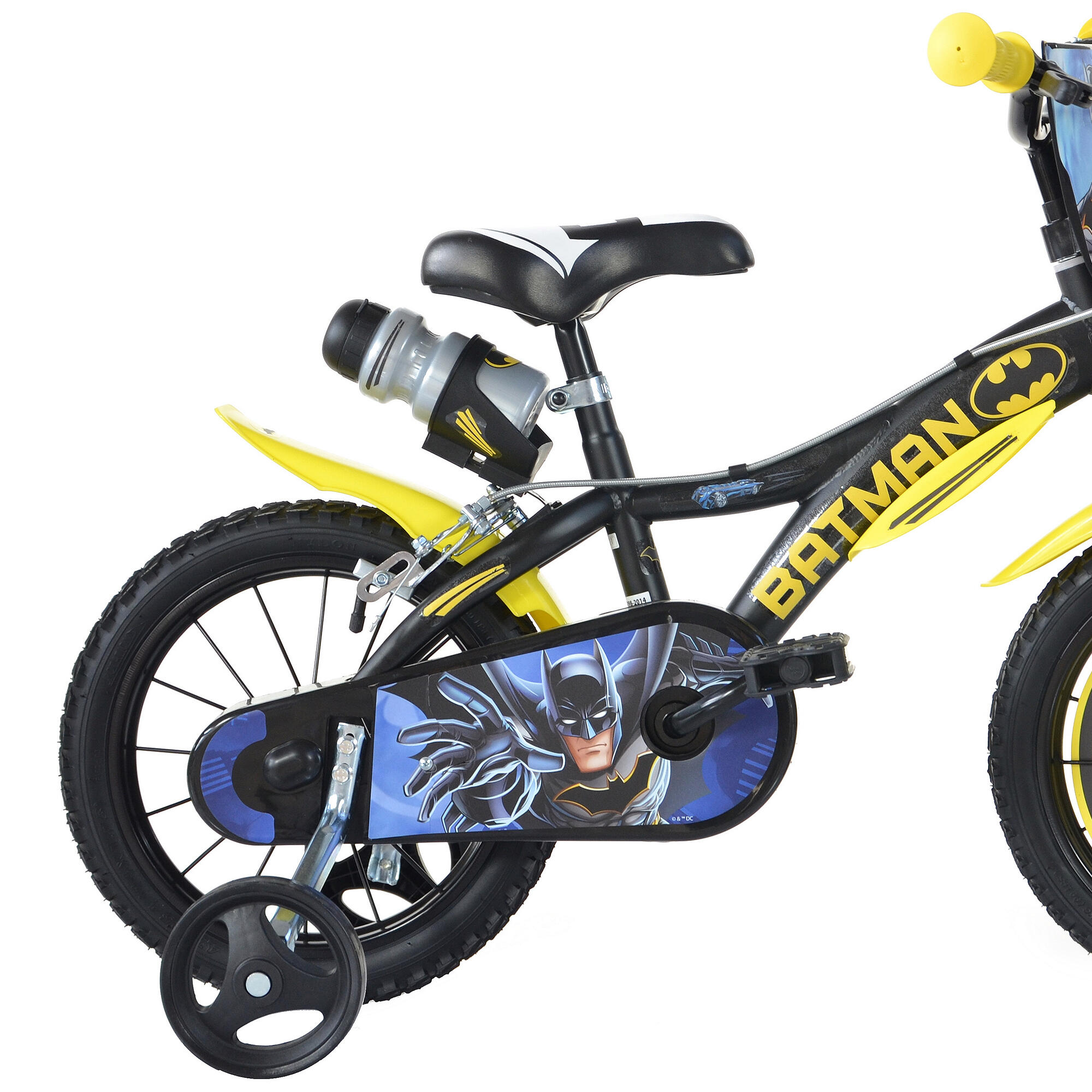 Dino Batman Kids Bike - 16in Wheel 3/4