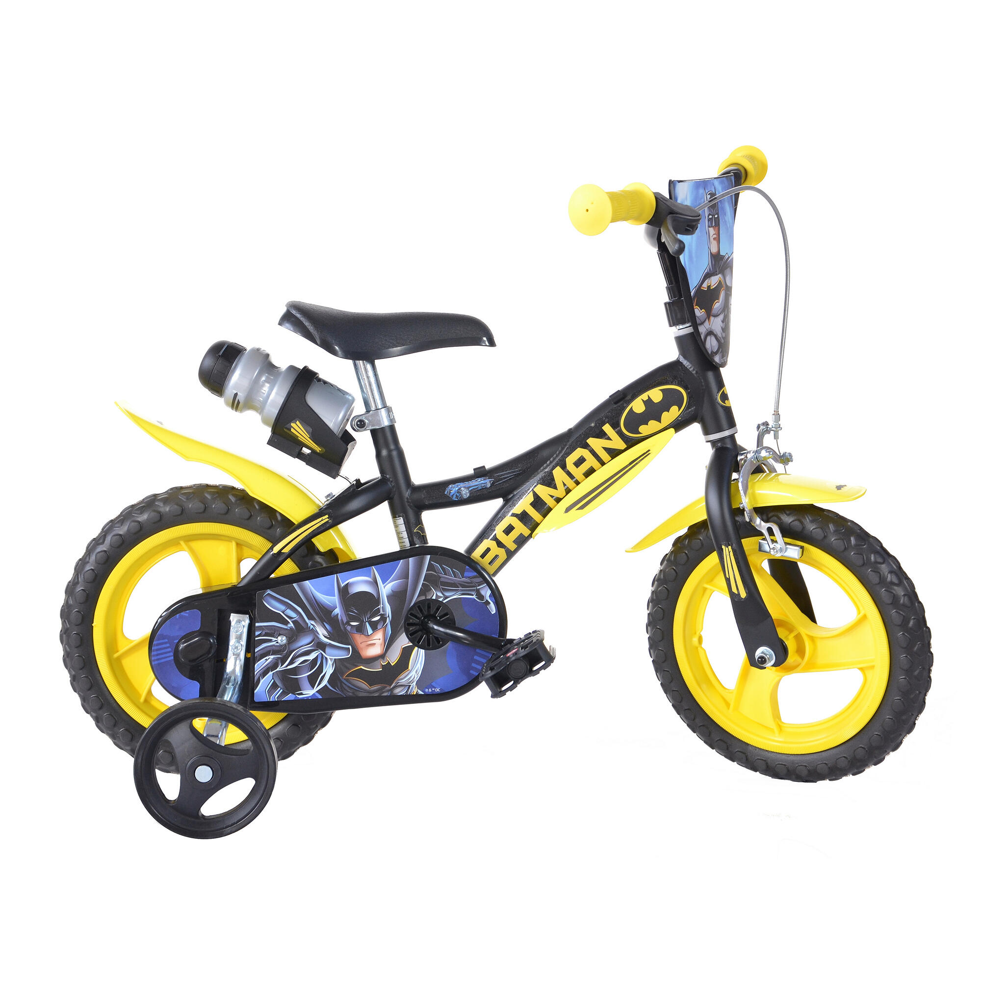 Dino Batman Kids Bike 12in Wheel DINO BIKES Decathlon