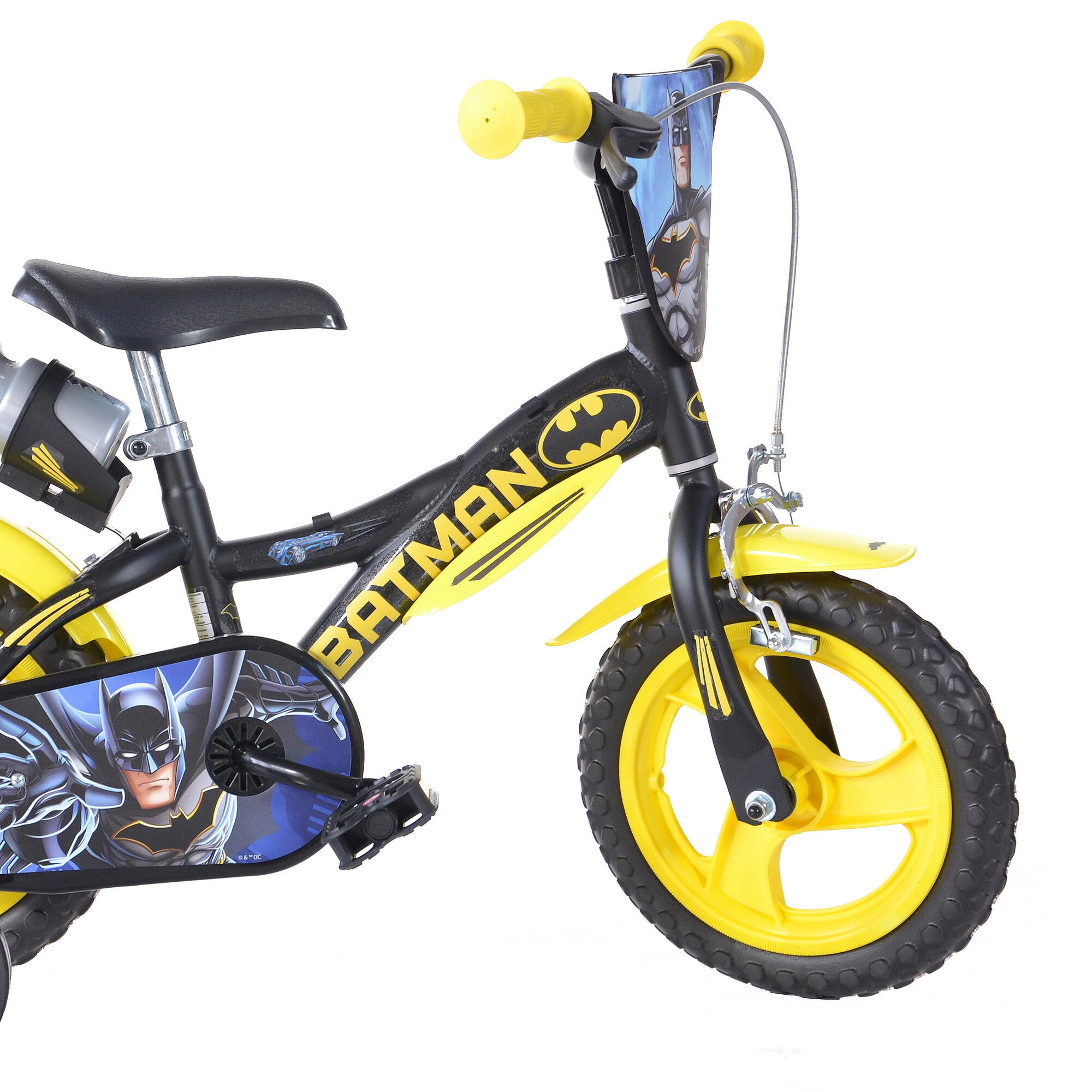 Velo Enfant 12 Pouces 3 5 Ans Batman DINO BIKES Decathlon