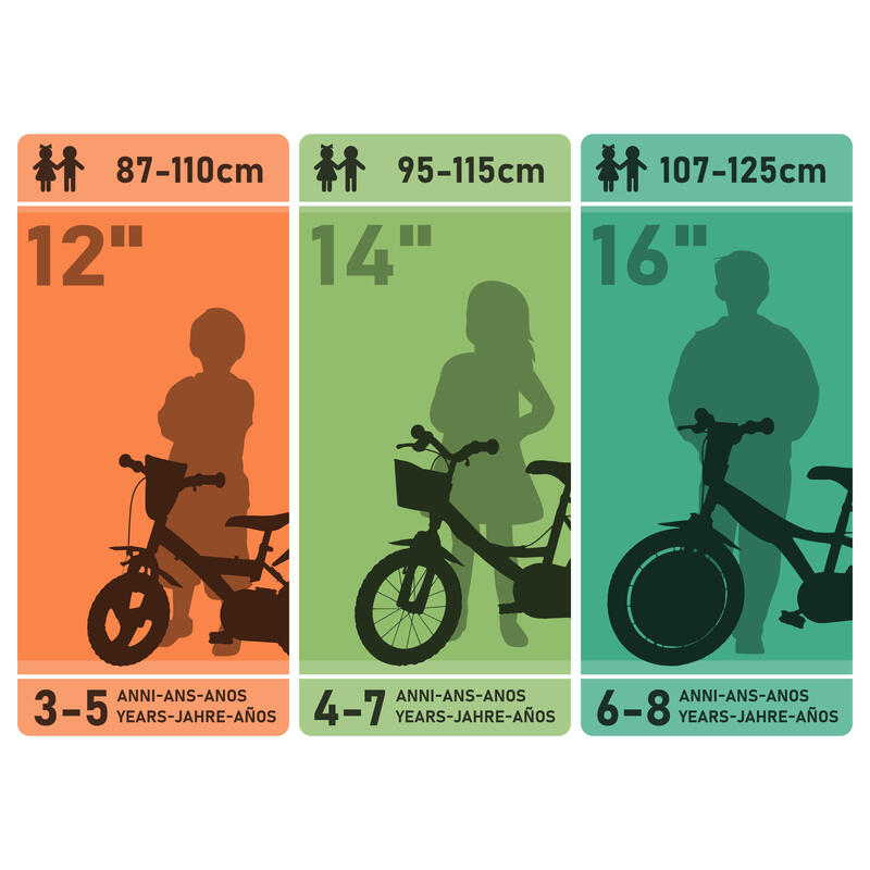 Bicicleta de Criança 14 polegadas R88 4-6 anos