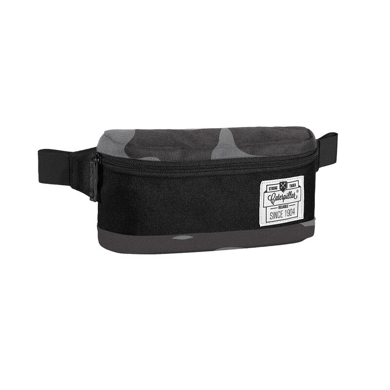 Riñonera CAT 1904 Originals Heaving Camuflaje Gris Negro