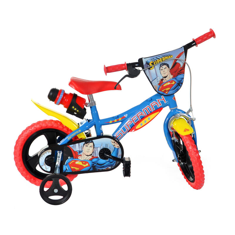 Bicicleta Niños 12 Pulgadas Superman azul 3-5 años