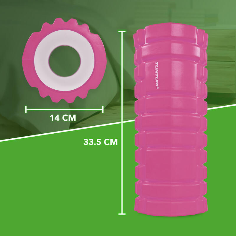 Yoga Grid Foam Roller - Foam roller the grid - Fitness Roller - Roze