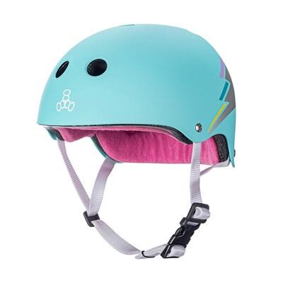 TRIPLE EIGHT Sweatsaver Helmet - Teal Hologram
