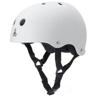 TRIPLE EIGHT Dual Certified (FKA Brainsaver) Helmet - White Matte