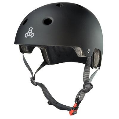 TRIPLE EIGHT Dual Certified (FKA Brainsaver) Helmet - All Black Matte