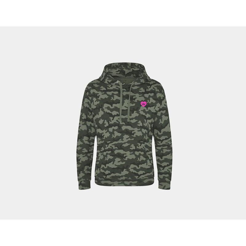 Kinder Hoodie Camo Green