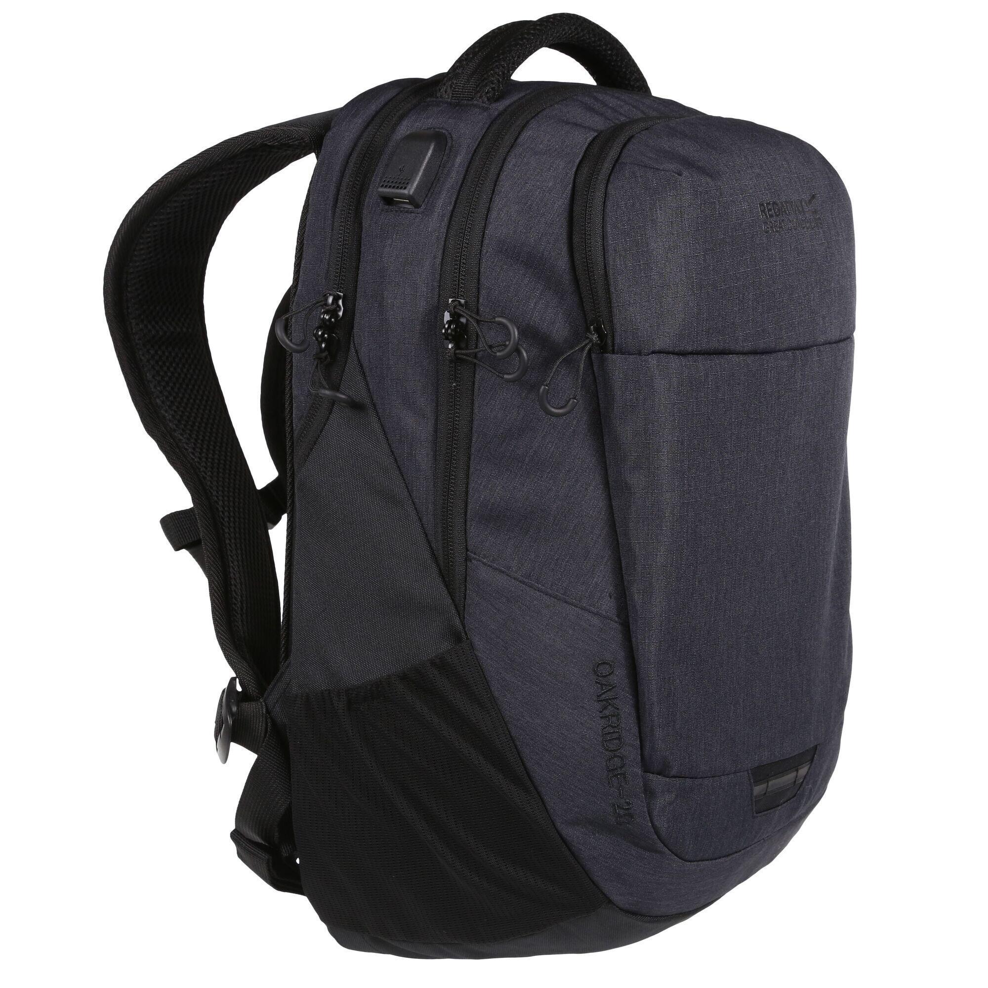 Unisex Adult Oakridge 20L Backpack (Ash/Black) 3/4