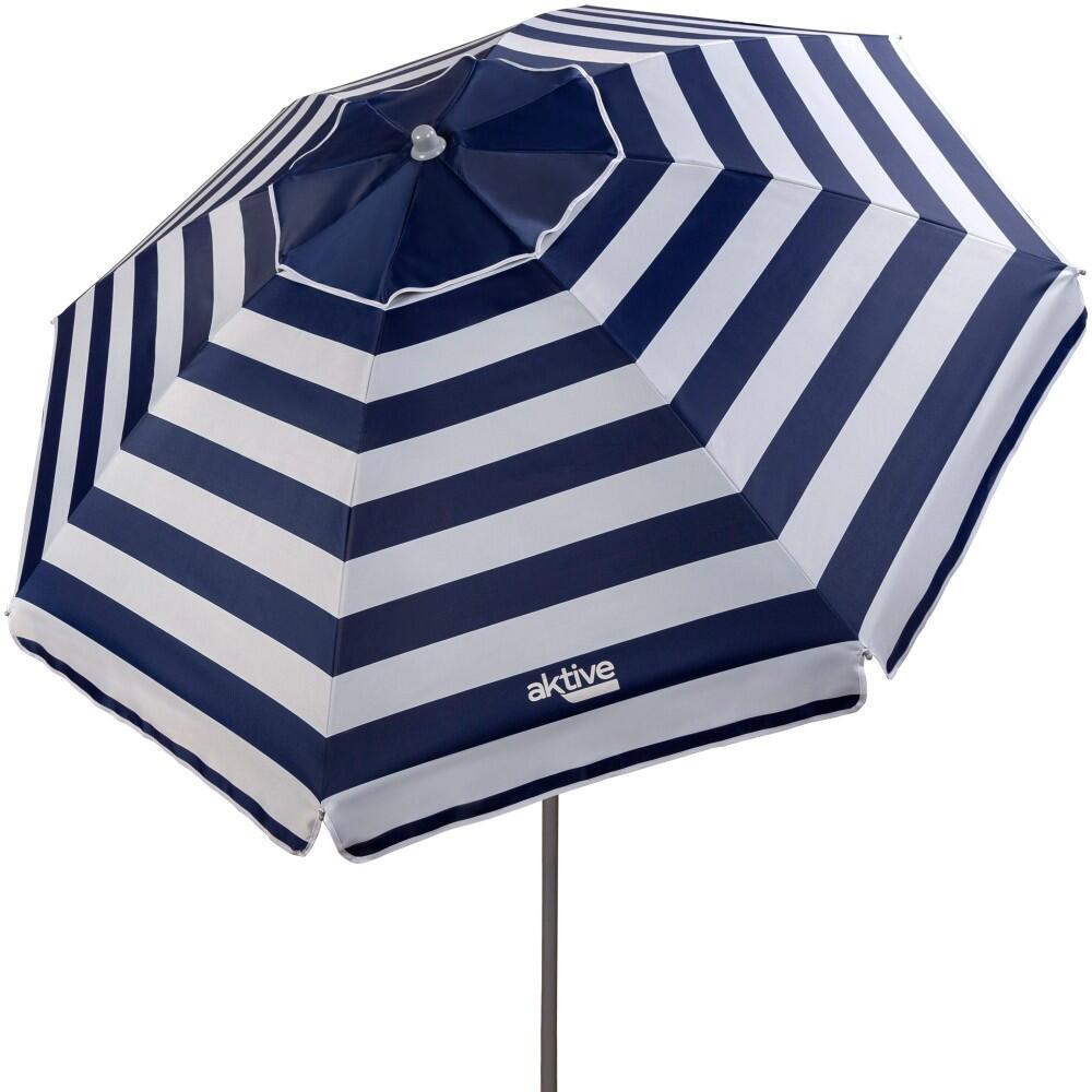 Guarda-Sol de praia 200 cm com teto ventilado + proteção UV50 Aktive Beach