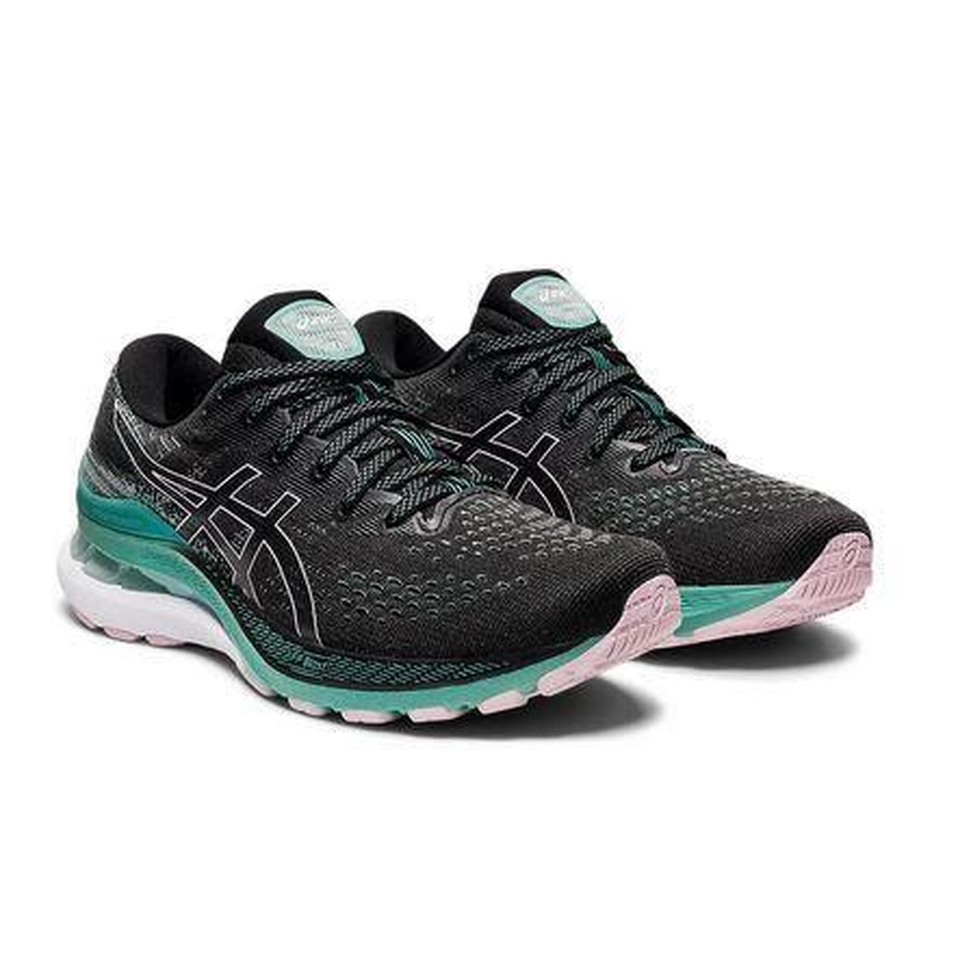 ASICS ASICS Womens Gel-Kayano 28 Running Shoes Black/Sage - 4 UK