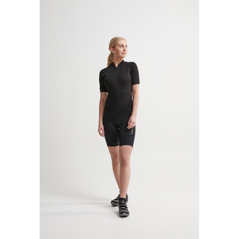 Womens Cycle Essence Short Sleeve Jersey Black 4/4
