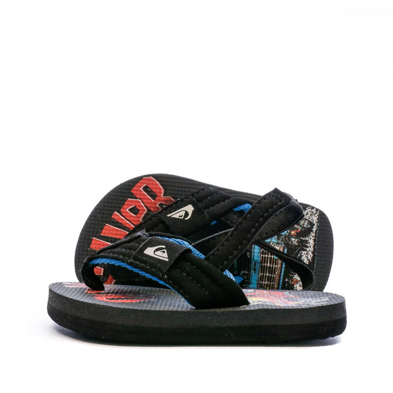 Tongs Noires bébé/garçon Quiksilver Molokai Layback