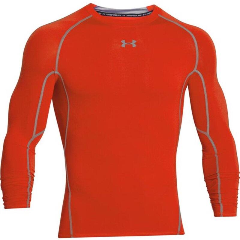LS Compression Shirt - Oranje - Volwassenen - 3XL