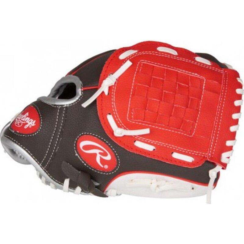 Baseball - Gant de baseball pour enfants - Enfants - Rouge/Blanc/Noir 10 pouces