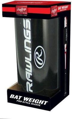 Gewicht voor honkbalknuppel - pro-style bat weight sleeve - zwart