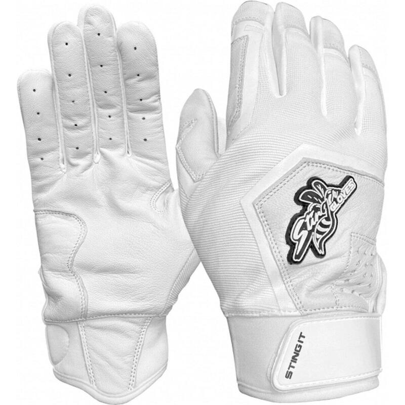 Gants de batte - Sting Squad - Blanc - Adultes - Petit