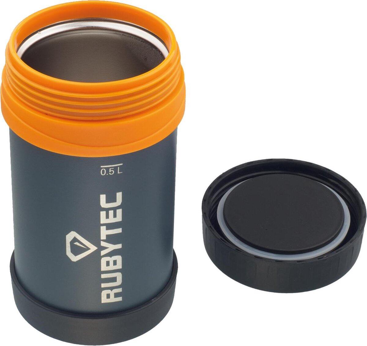 Drinkfles Shira Foodcontainer - 500 ML - Donkergrijs 2/3