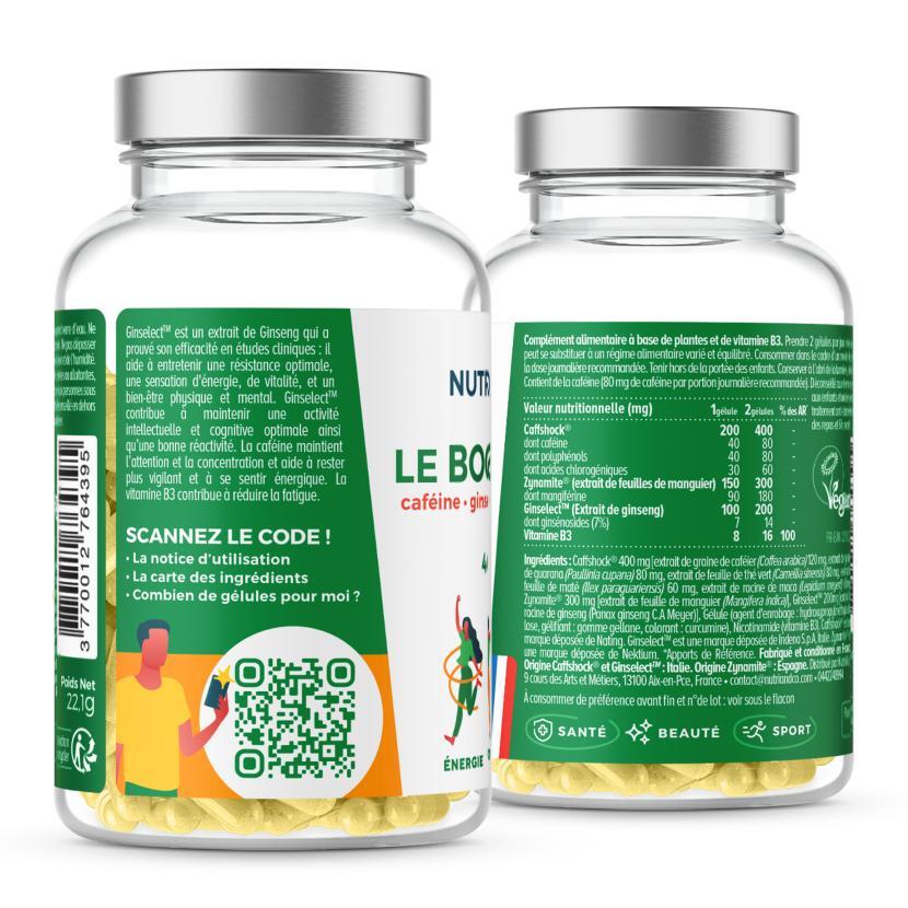 Le Booster - Complexe Energie, Performance & Endurance - 40 Gélules 5/5