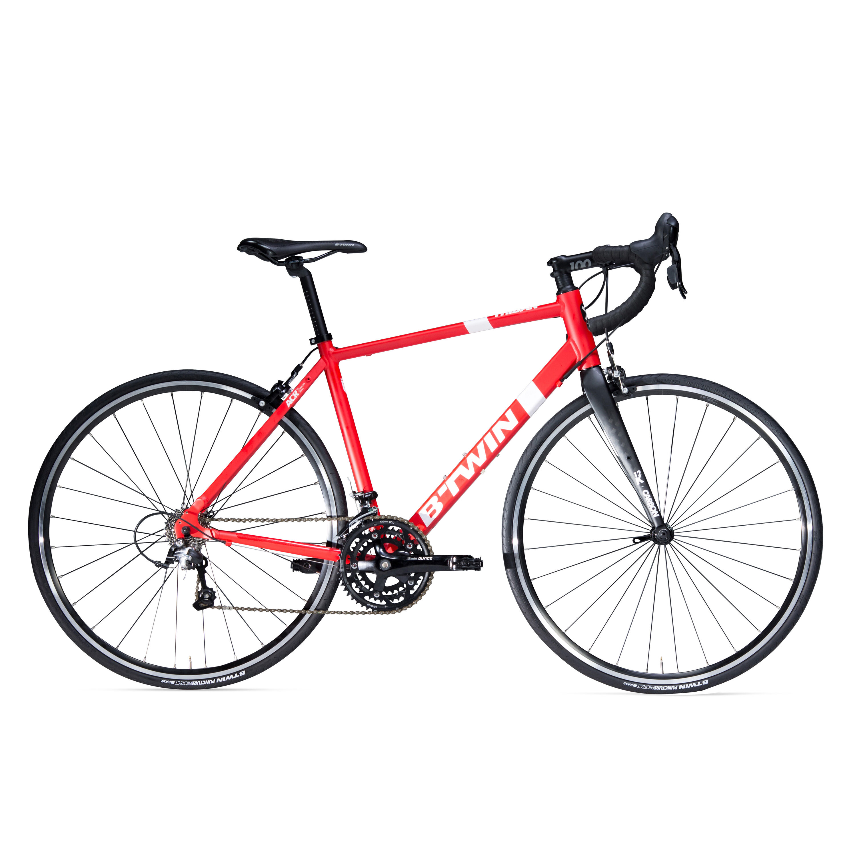 BTWIN REFURBISHED TRIBAN 500 CYCLE TOURING ROAD BIKE -RED-  C GRADE