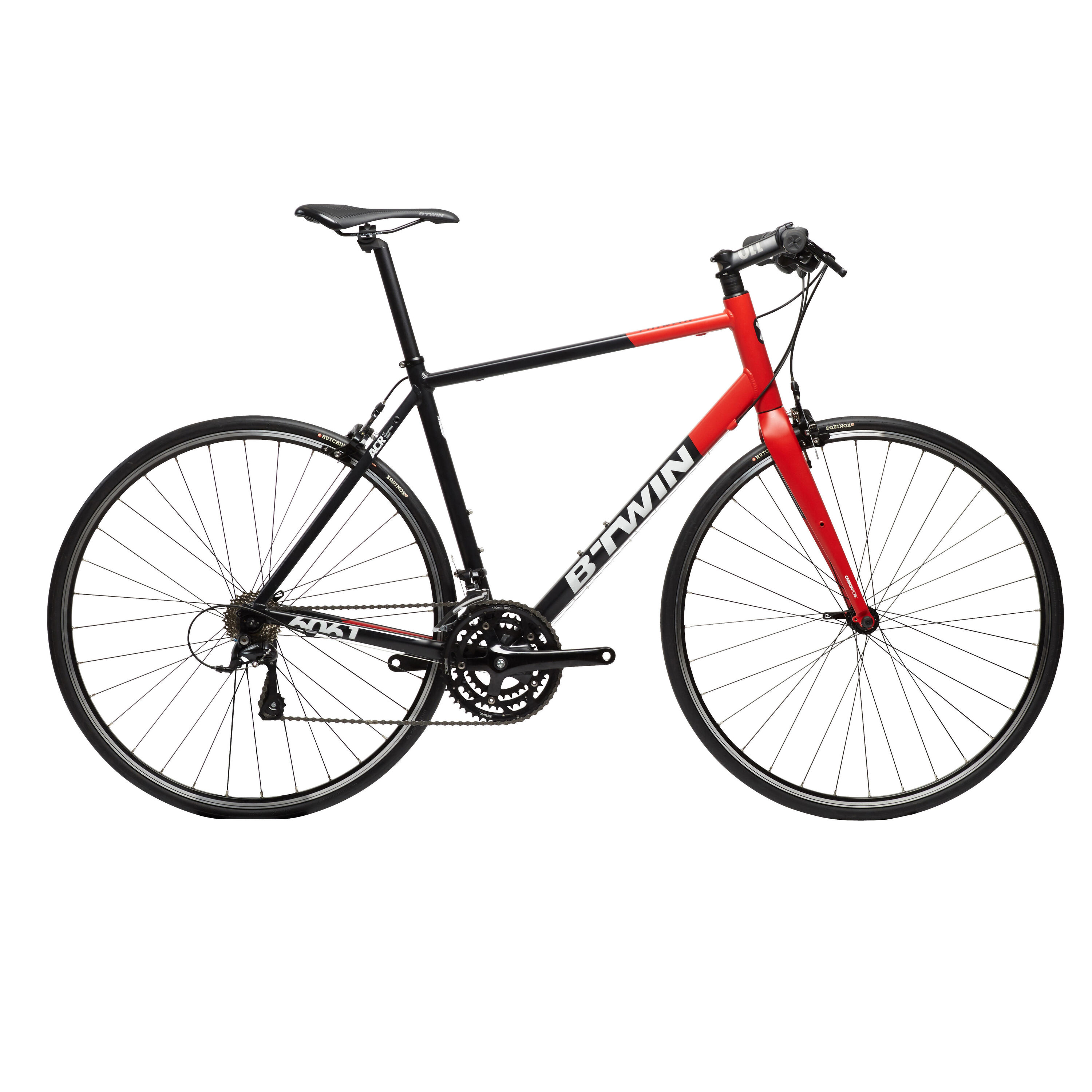 TRIBAN REFURBISHED TRIBAN 520 FB CYCLE TOURING ROAD BIKE -BLACK/RED/WHITE- C GRADE