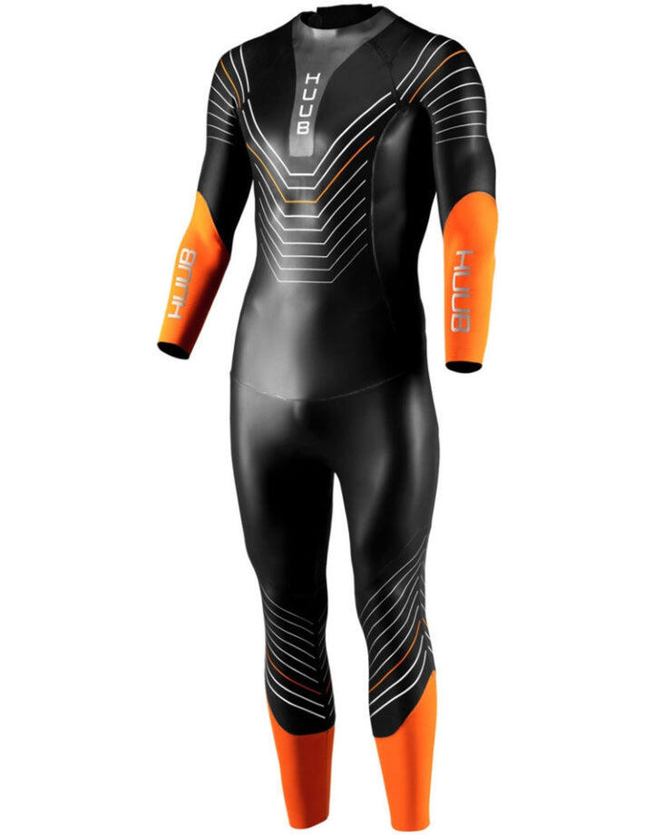 HUUB Araya 3.5 Wetsuit - Black/Orange 3/5