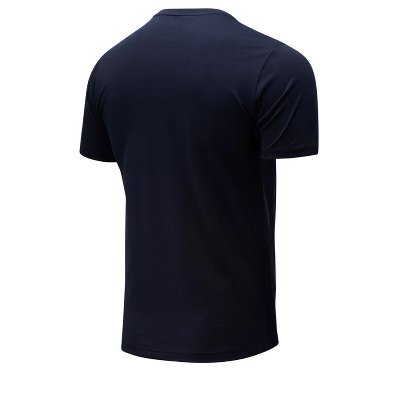 T-shirt Essentials Stacked Logo Blauw - MT01575ECL