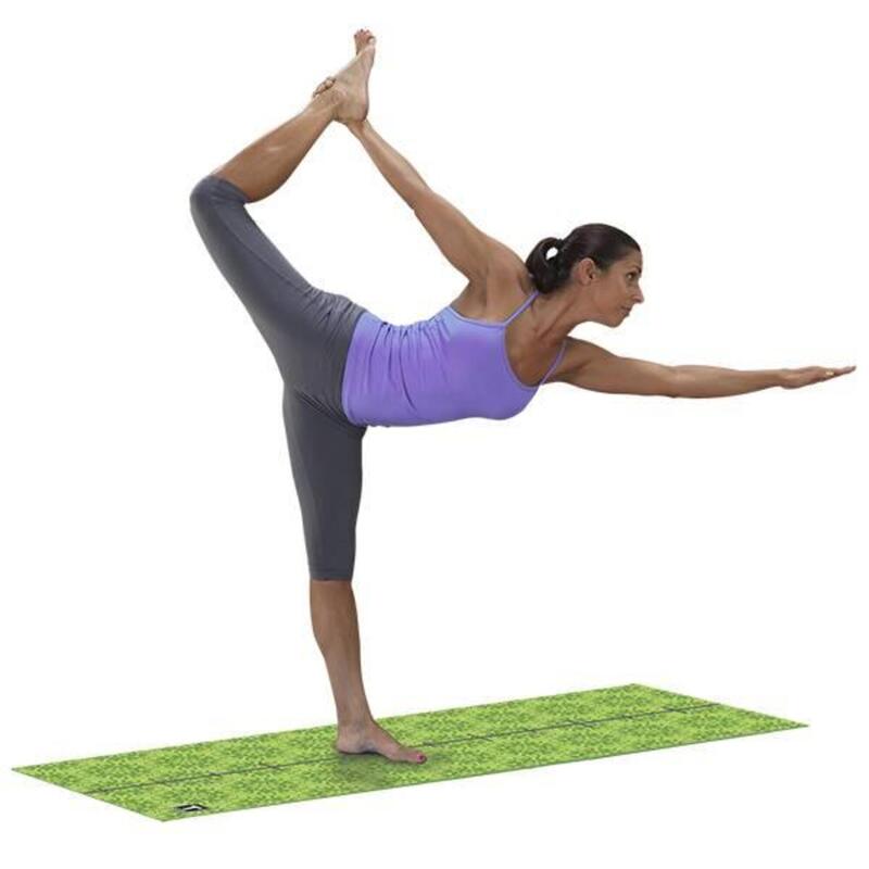 Tapis de yoga de haute qualité BSTYM10 - vert - antidérapant