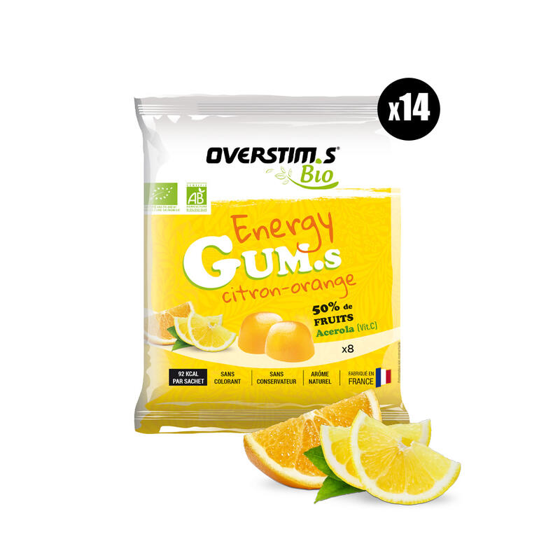 Energy Gums Bio Citron - Orange (14 Sachets)