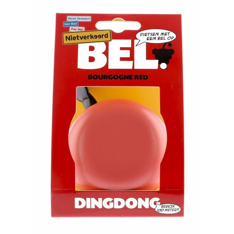 Bicycle Bell Thing Dong Bourgonje Red 80 mm - Matt Red