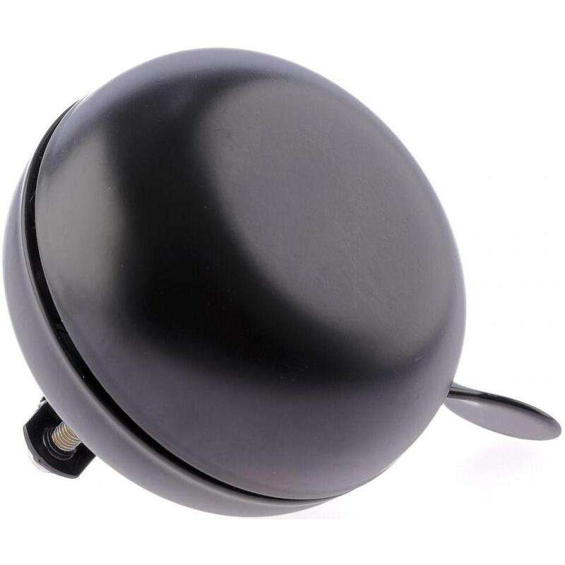 Bicycle Bell ding Dong Merlot Black Ø80 mm - Matt Black