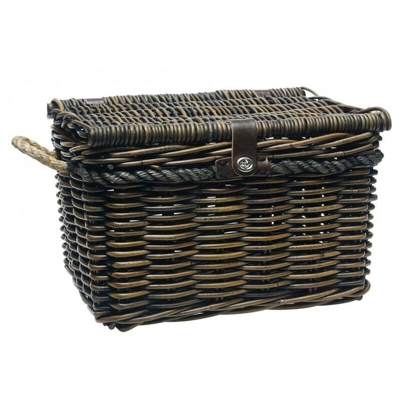 Rotan Fietsmand Melbourne Large 45 Liter 45 X 33 X 31 Cm - Bruin