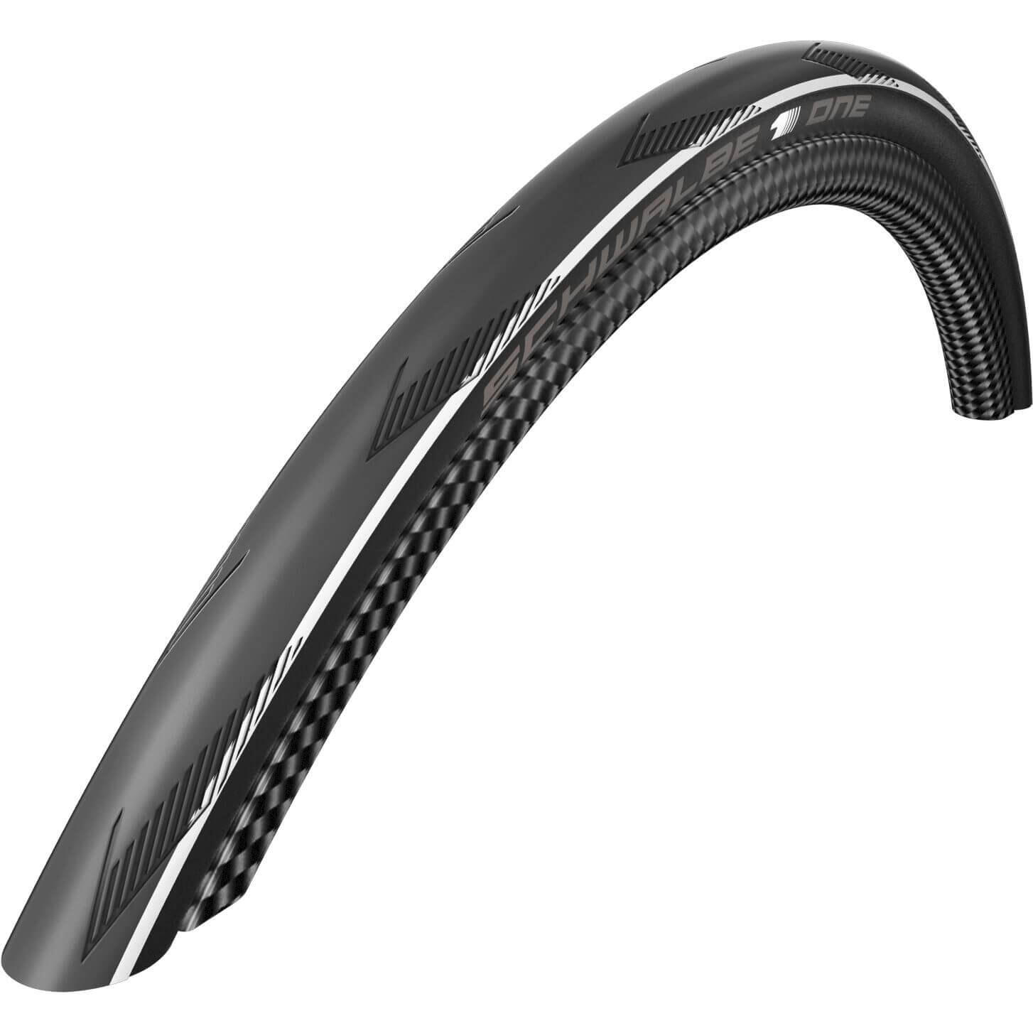 Schwalbe ONE PERF FLD TUBED 700 x 25C WHITE Tyre 3/4