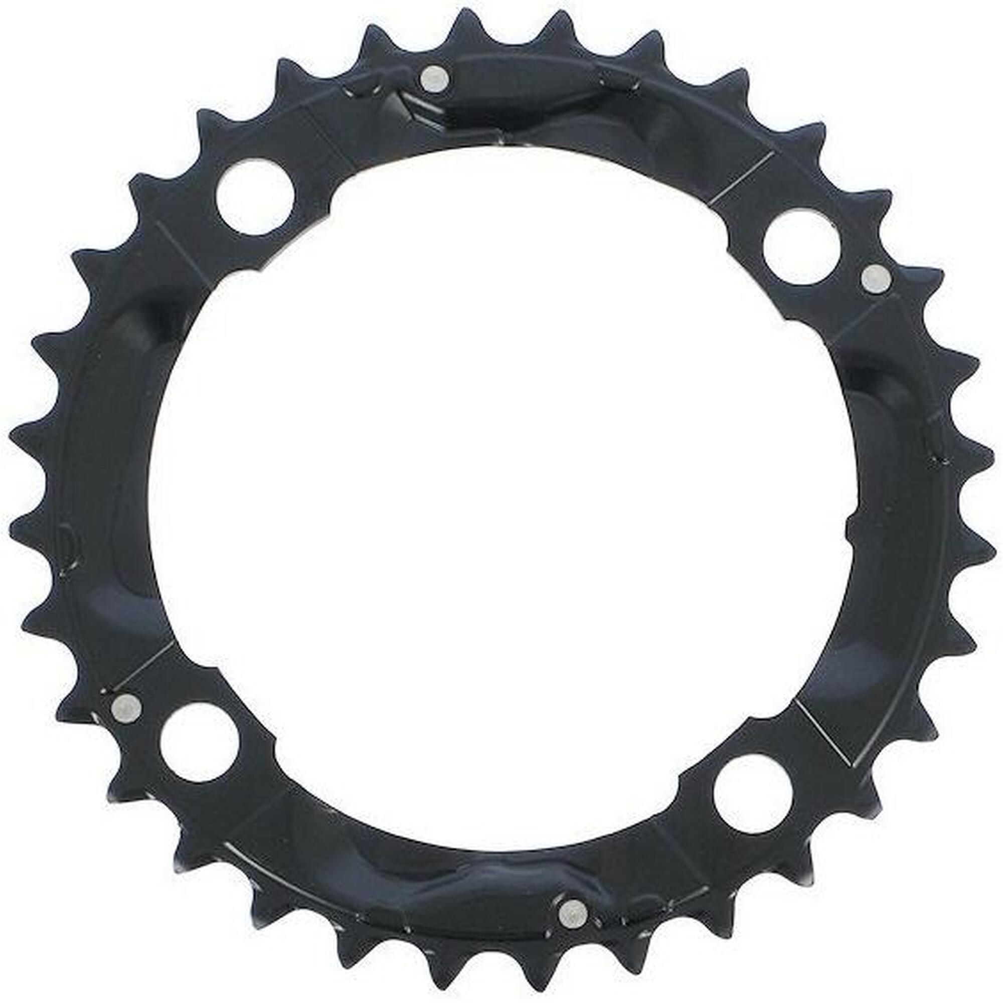 Plateau VTT triple origine Shimano 4BRA DEORE M590 9V. 2/2