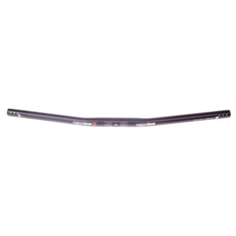 Stuur Flat Bar 25,4x600 mm - zwart