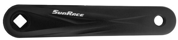 Sunrace FCM500 Crankset 24-34-42T 170 mm in Black/Silver 2/2