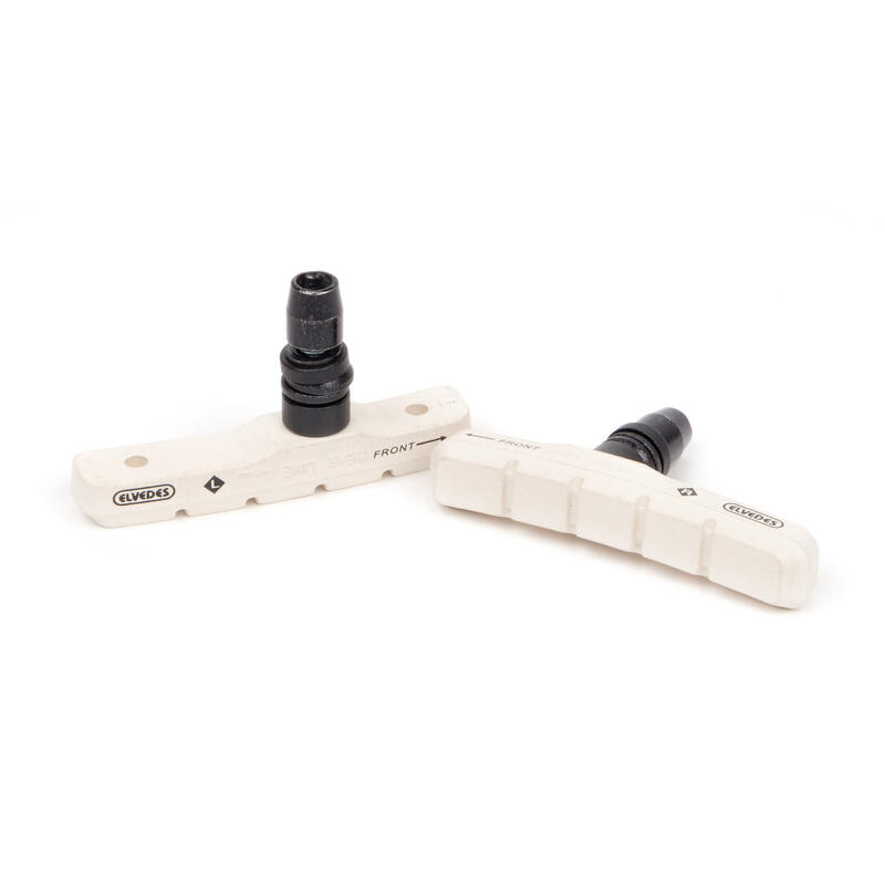 Zestaw Klocków Hamulcowych V-Brake 72 Mm - Biały (Na Karcie)