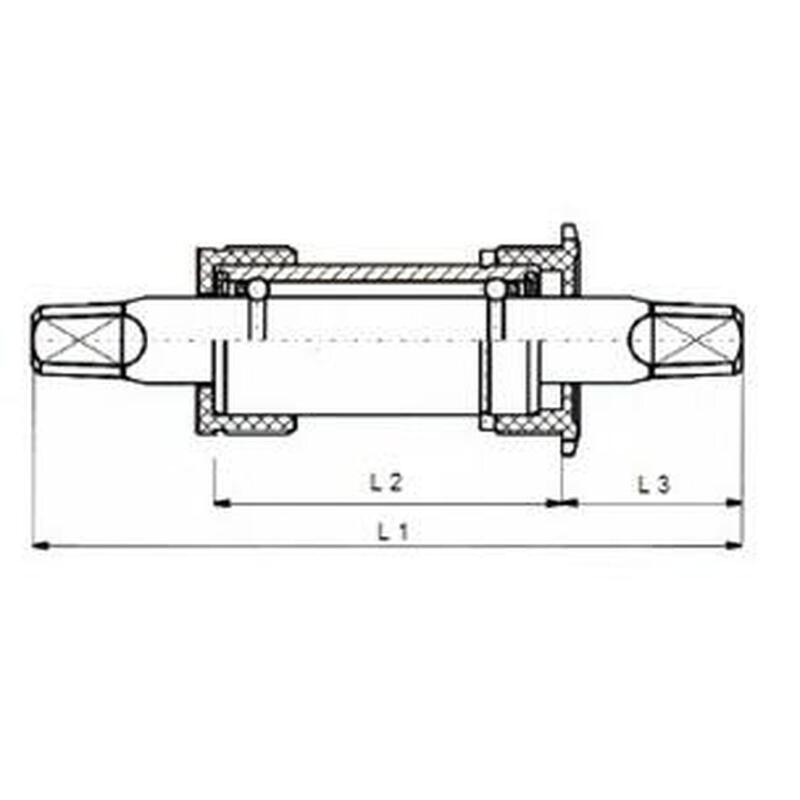 Souplier inférieur 133 mm sans support de garde de chaîne