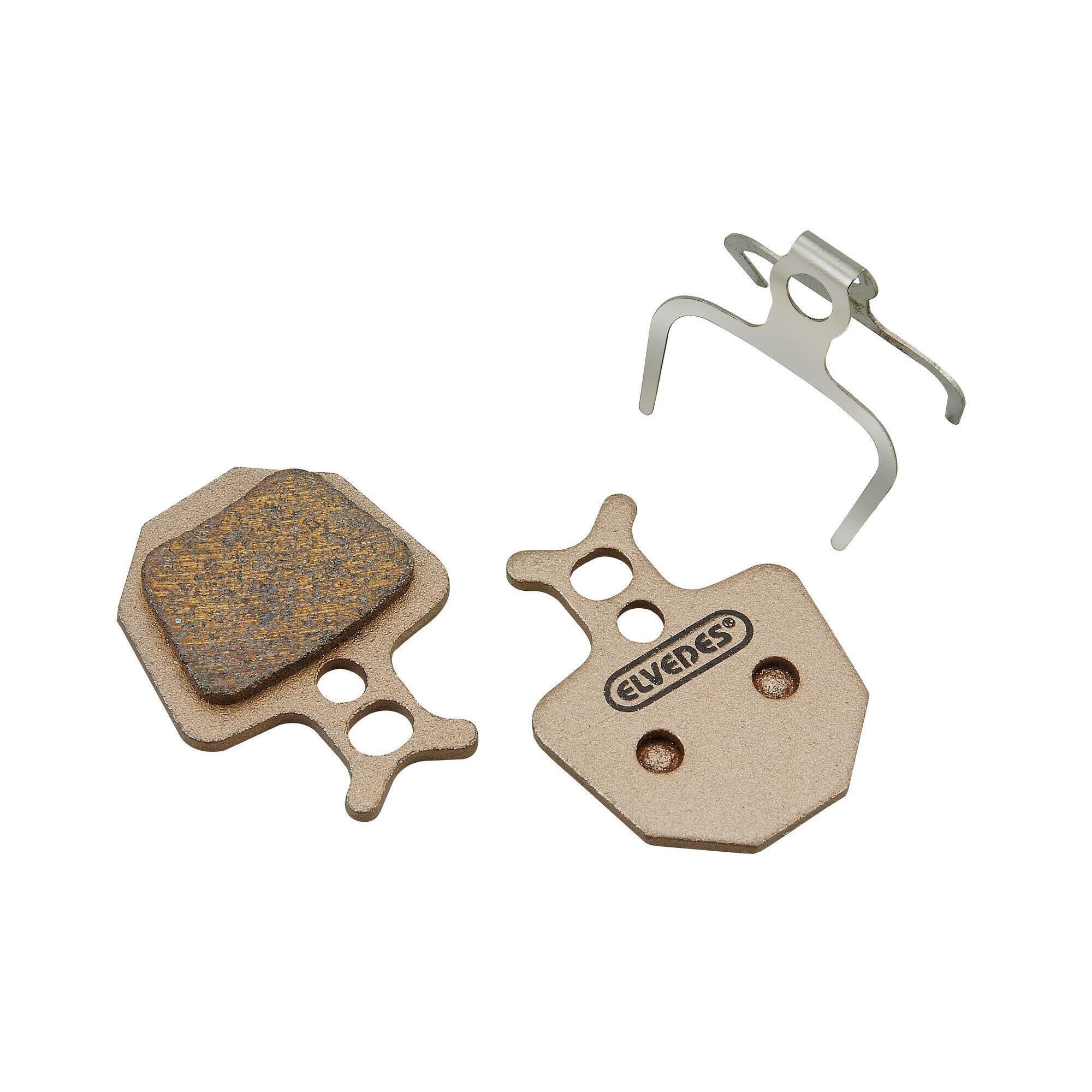 Paire de plaquettes de frein vélo métaliques Elvedes Formula Oro (K18) 2/5