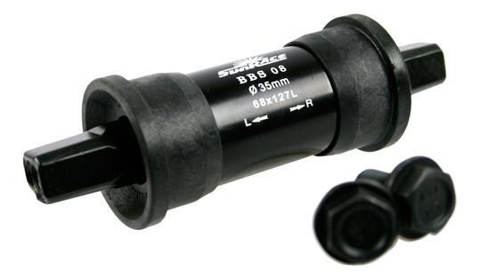 Boîtier de pédalier carré cuvette resine à emboîter Sunrace 127 mm 35 mm 3/3