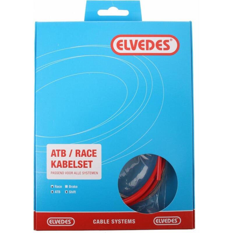 Gear Cable Kit Atb / Race Complete - Rouge (In Box)