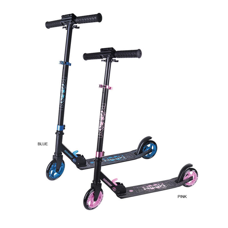 Tempish Nixin 125 trottinette pour enfants frein à pied junior noir/bleu