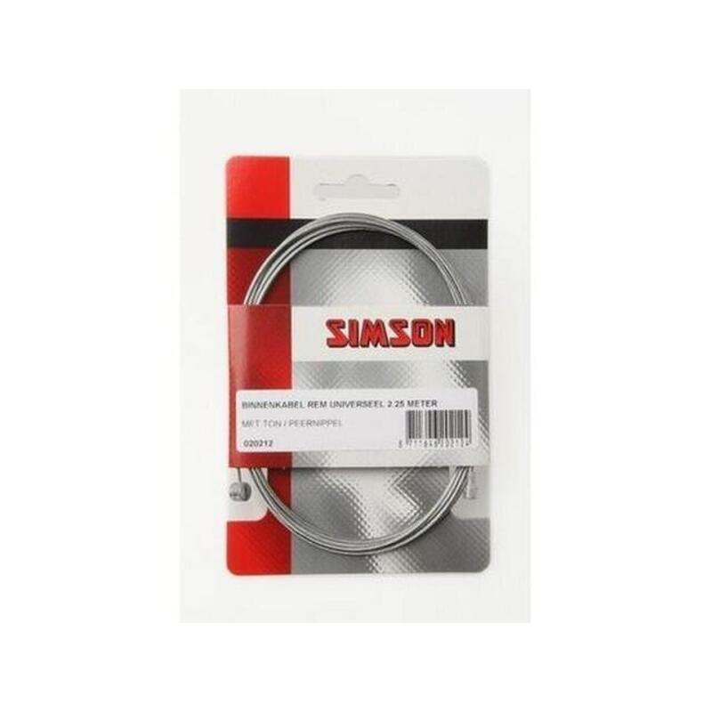Simson Câble intérieur de frein 2250 mm Acier Argent