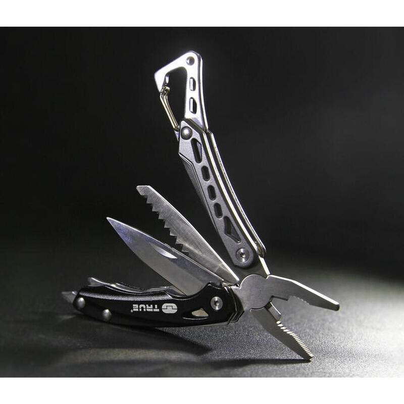 TRUE SEVEN MULTITOOL SUPERKOMPAKTES MULTIWERKZEUG ALUMINIUM