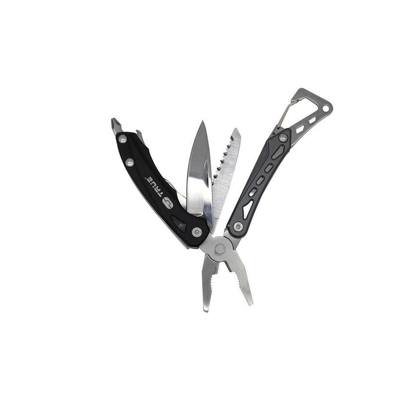 TRUE SEVEN MULTITOOL SUPERKOMPAKTES MULTIWERKZEUG ALUMINIUM