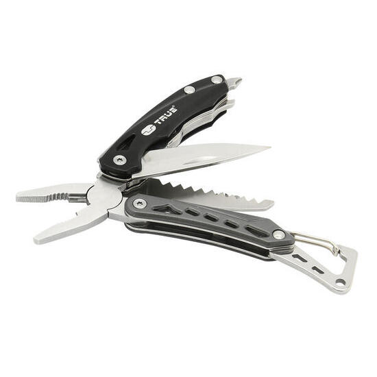 TRUE SEVEN MULTITOOL SUPERKOMPAKTES MULTIWERKZEUG ALUMINIUM