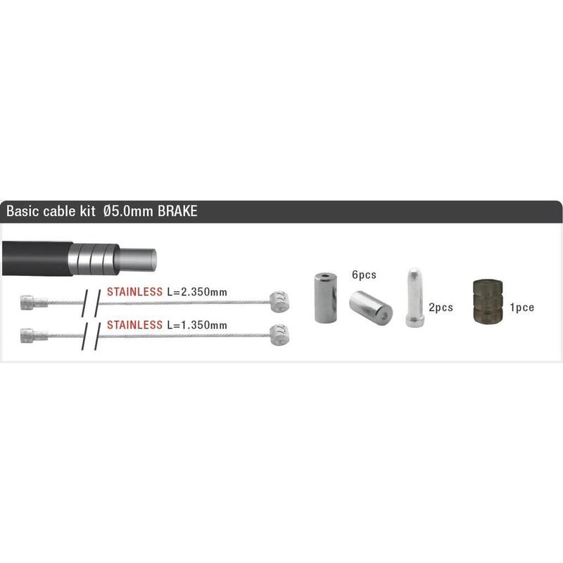 Kit câbles de frein ATB / Race complet - noir (en boîte)