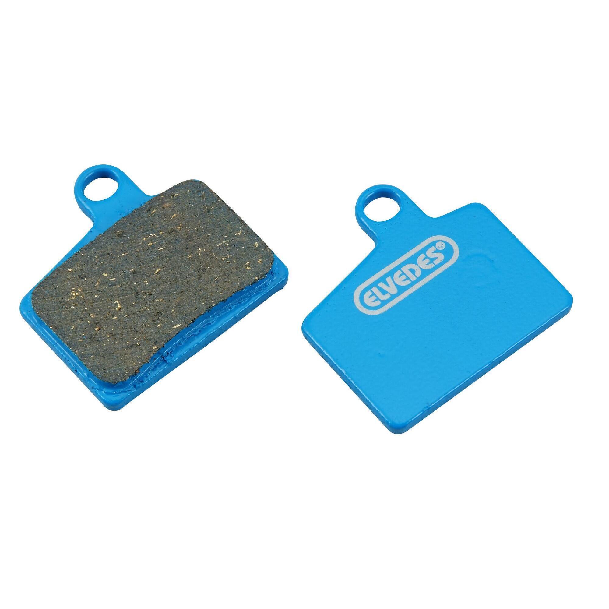 Par de pastillas de freno orgánicas para bicicleta Elvedes Hayes Stroker Ryde 2/2