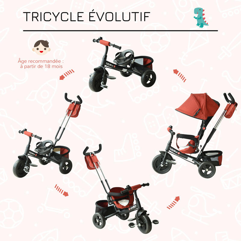 Tricycle évolutif pour enfants